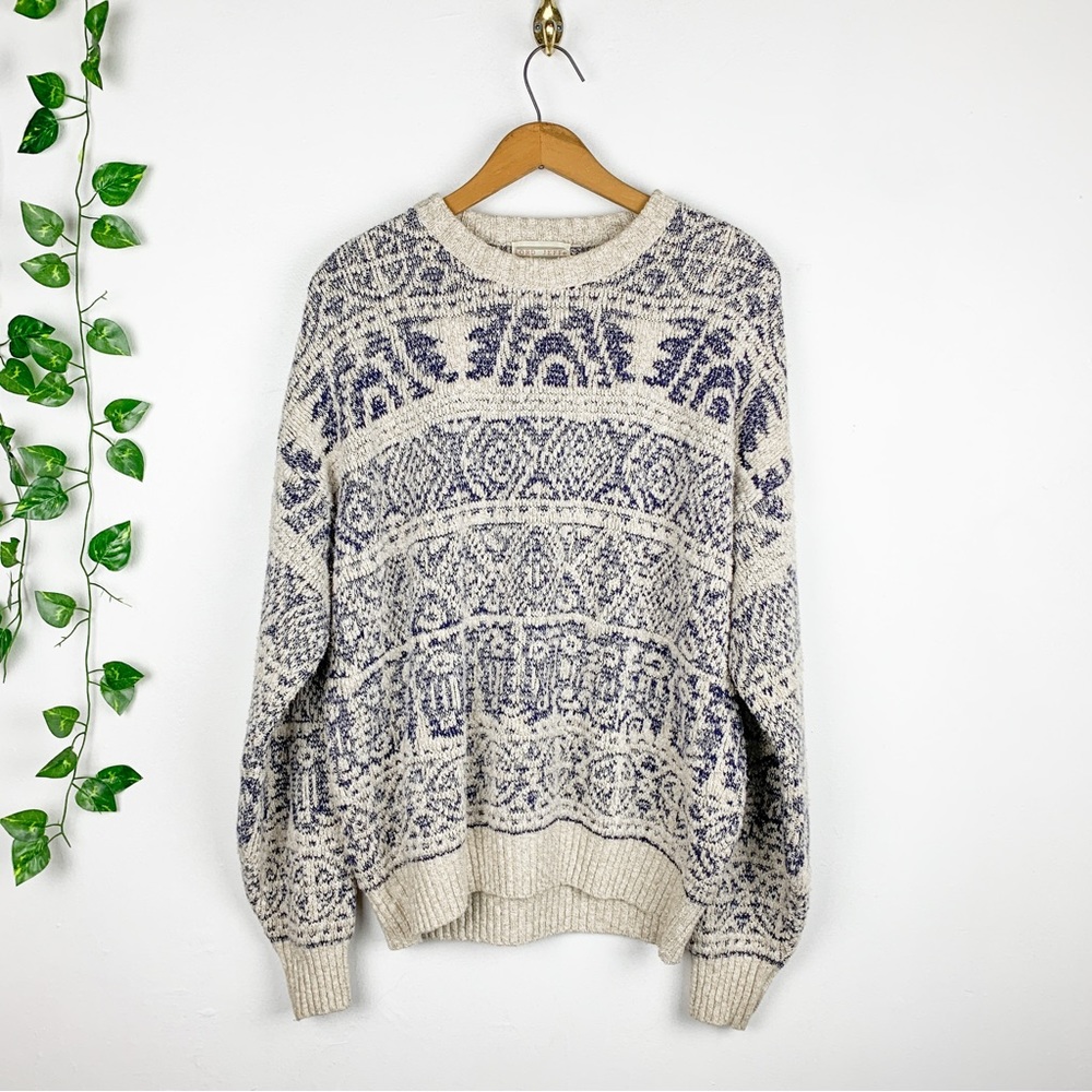 VTG Lord Jeff Sandstone Collection Men’s Grandpa Sweater Sz XL